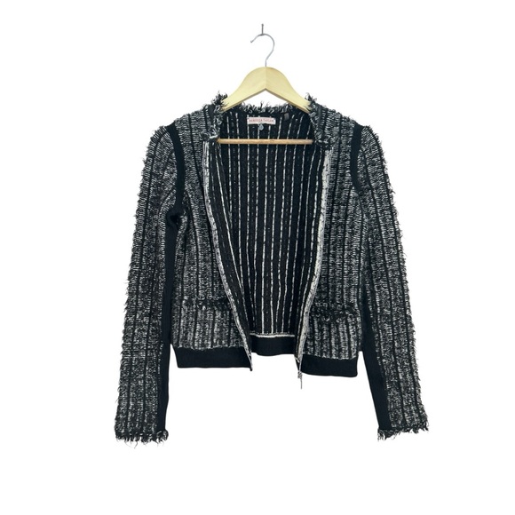 Rebecca Taylor Jackets & Blazers - Rebecca Taylor Lambswool & Cashmere Blend Textured Knit Jacket Blazer Size Small